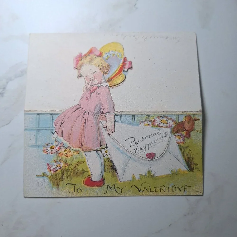 Valentine Cut Out Card this charming
